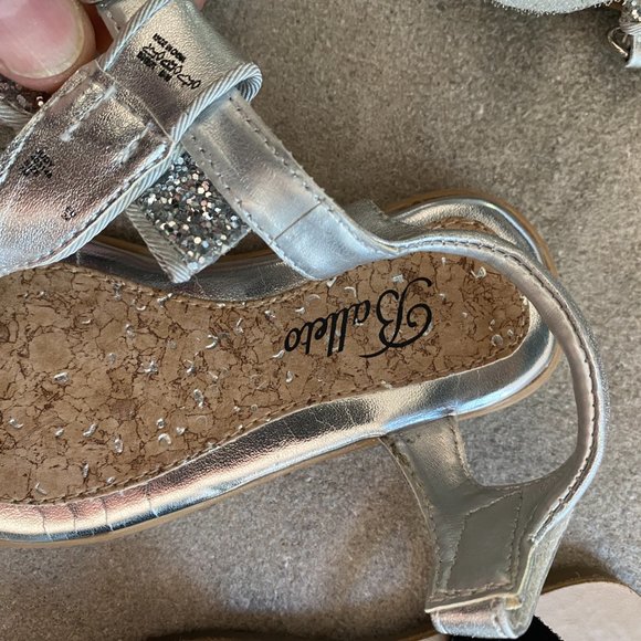 Balleto Sparkly Sandals - Cork & Silver - Picture 4 of 4